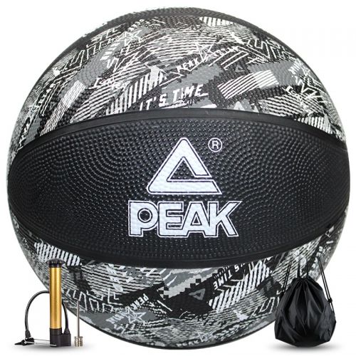 匹克 PEAK 中小學(xué)考試用籃球5號兒童耐磨比賽藍(lán)球 DQ112555 黑色