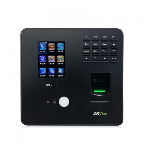 ZKTECO 熵基科技智能人臉識別指紋考勤機指紋式打卡機簽到機器上班刷臉識別面部考勤ZK3960 BK200（動態(tài)人臉識別） 標配