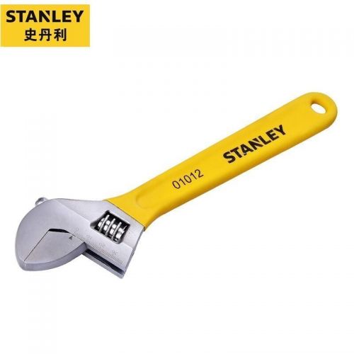 史丹利（STANLEY）B系列沾塑柄活動扳手多功能汽修車機修活絡(luò)扳手開口扳手 STAD01008-23 （8英寸）